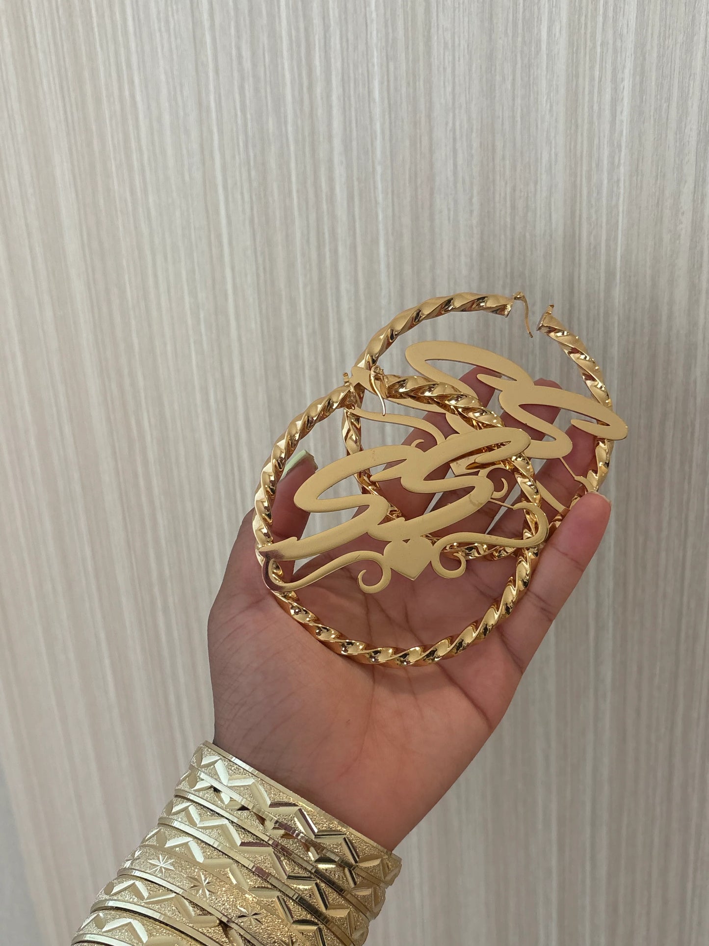 Custom Nameplate Earrings